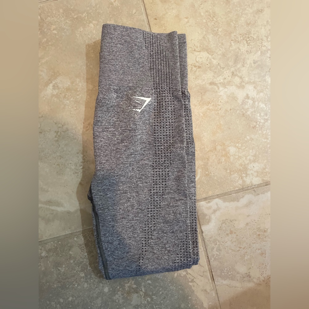 GYMSHARK GREY LEGGINGS, SIZE S, WORN ONCE